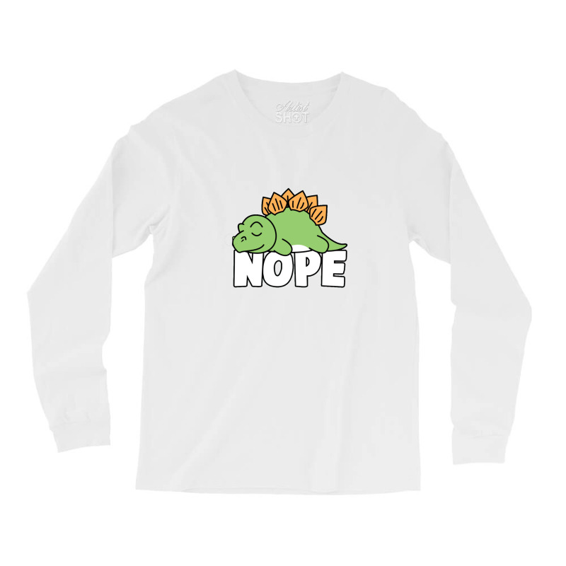 Napping Dinosaur Tee Funny Long Sleeve Shirts | Artistshot