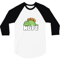 Napping Dinosaur Tee Funny 3/4 Sleeve Shirt | Artistshot