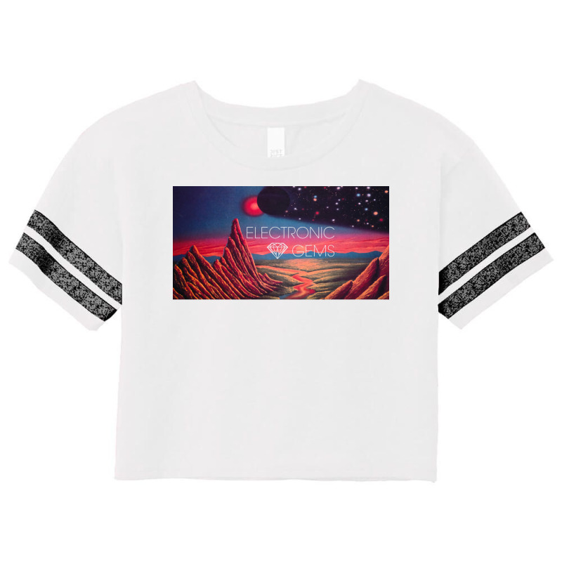 Electronic Gems   Interstellar Eclipse (星間食) Scorecard Crop Tee by jorjybasino8 | Artistshot