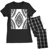 Emma   Boho Retro Modern Abstract Pattern Women's Pajamas Set | Artistshot