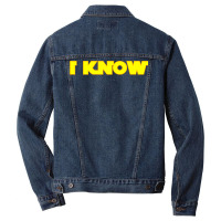 I Love You Men Denim Jacket | Artistshot