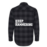 Keep Hammering Archery Motivational Archery Bow Hu Flannel Shirt | Artistshot