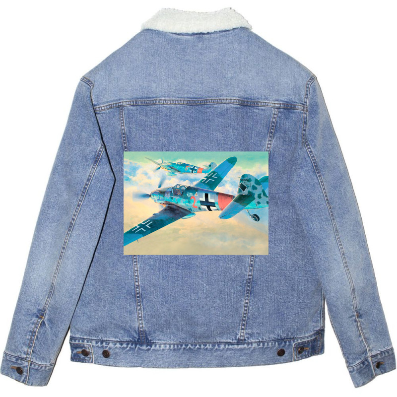 Trending Bf 109 Unisex Sherpa-lined Denim Jacket | Artistshot