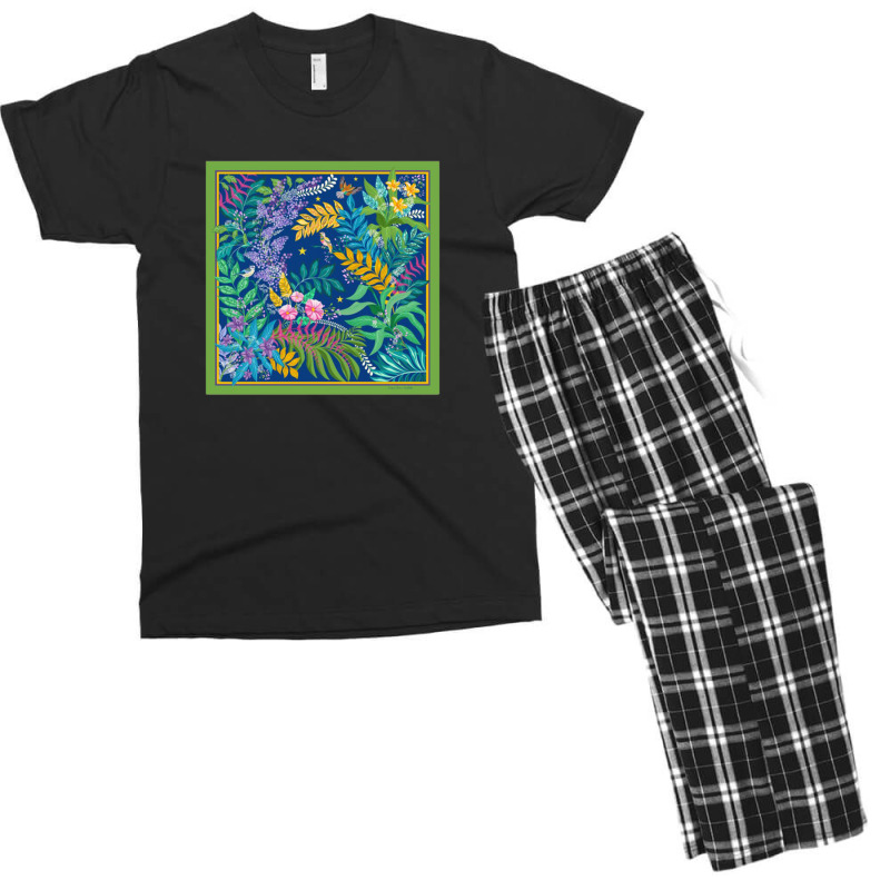 Peanuts Anime Illustration Oil Of A Picture Abstract Illustration Temp Men's T-shirt Pajama Set | Artistshot