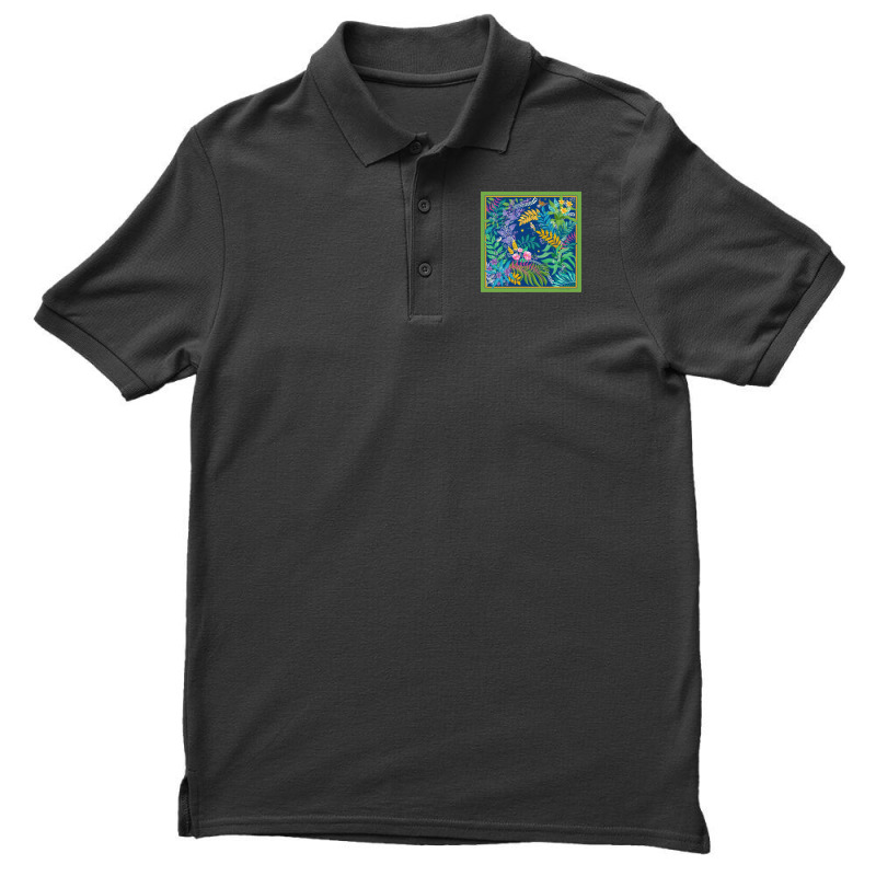 Peanuts Anime Illustration Oil Of A Picture Abstract Illustration Temp Men's Polo Shirt | Artistshot