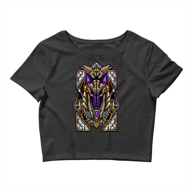 Anubis Mecha Crop Top by Koyung | Artistshot