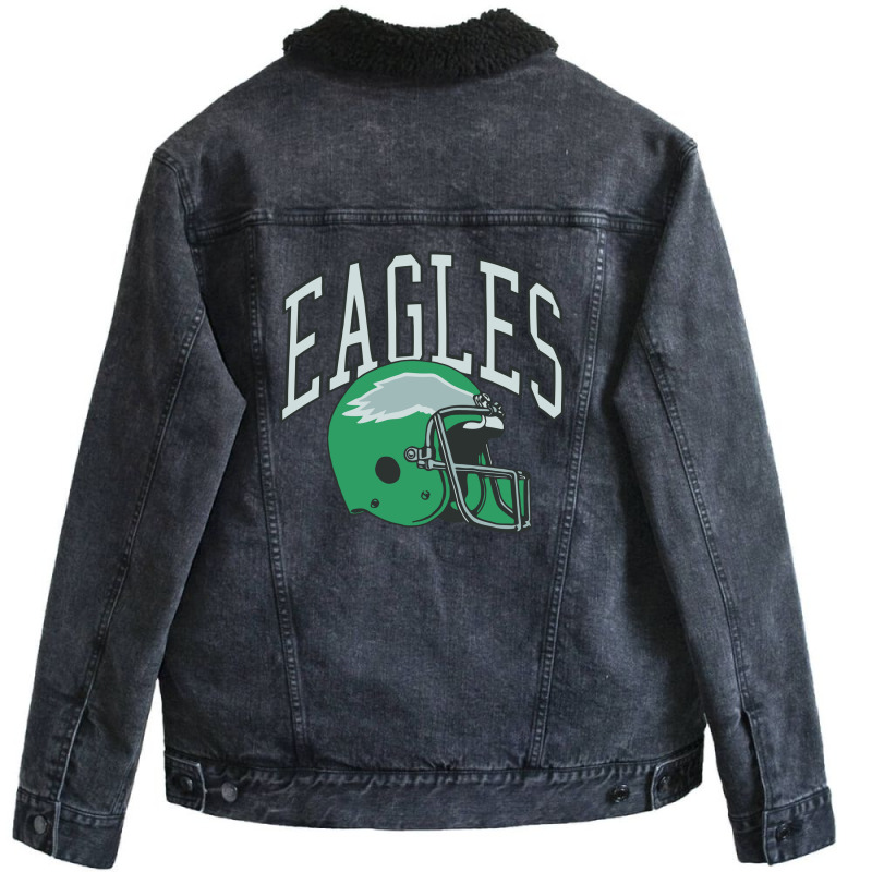 Philadelphia Eagle Helmet Unisex Sherpa-lined Denim Jacket | Artistshot