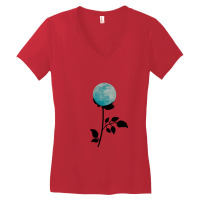 Moon Women's V-neck T-shirt | Artistshot