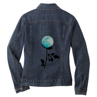 Moon Ladies Denim Jacket | Artistshot