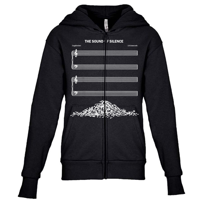 The Sound Of Silence Music Lover T Shirt Youth Zipper Hoodie by ervanm | Artistshot