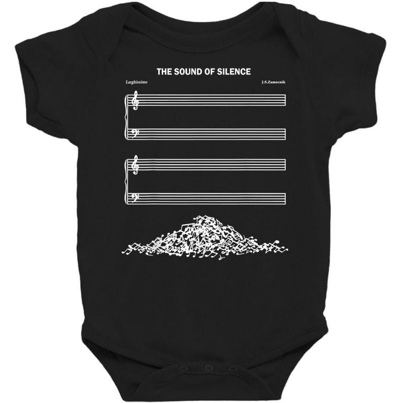 The Sound Of Silence Music Lover T Shirt Baby Bodysuit by ervanm | Artistshot