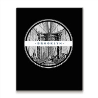 New York Urban Hip Hop Streetwear Brooklyn Pullove Metal Print Vertical | Artistshot