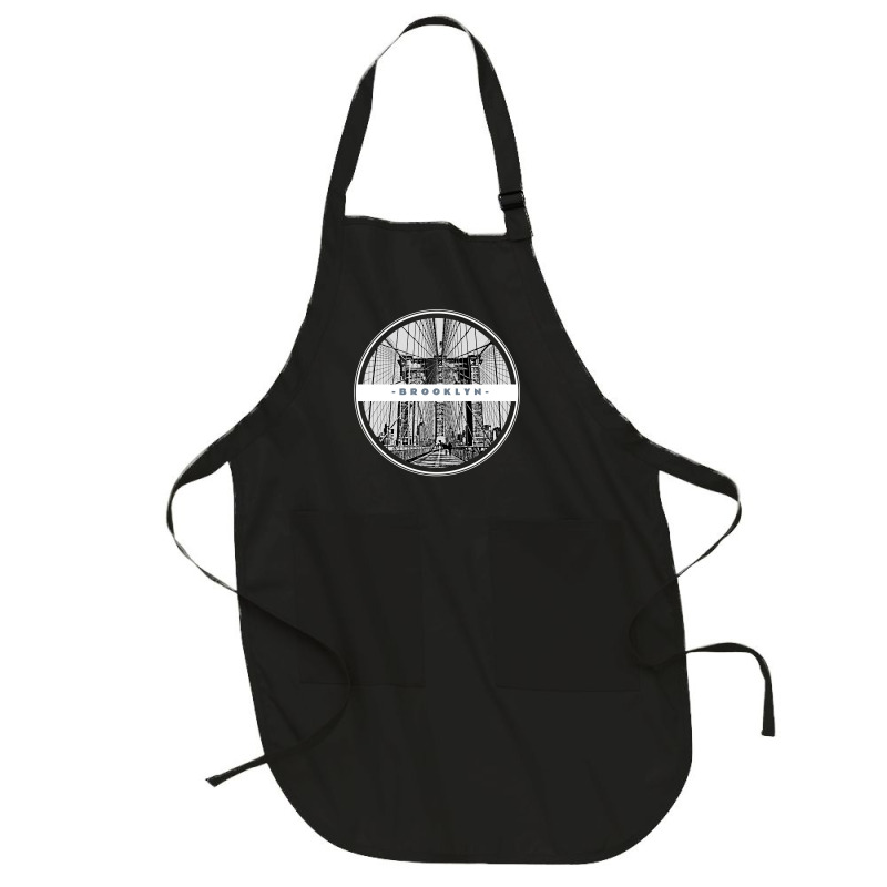 New York Urban Hip Hop Streetwear Brooklyn Pullove Full-length Apron | Artistshot