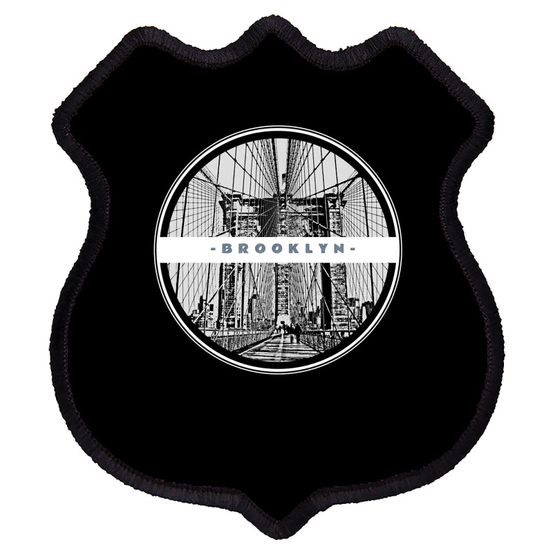 New York Urban Hip Hop Streetwear Brooklyn Pullove Shield Patch | Artistshot