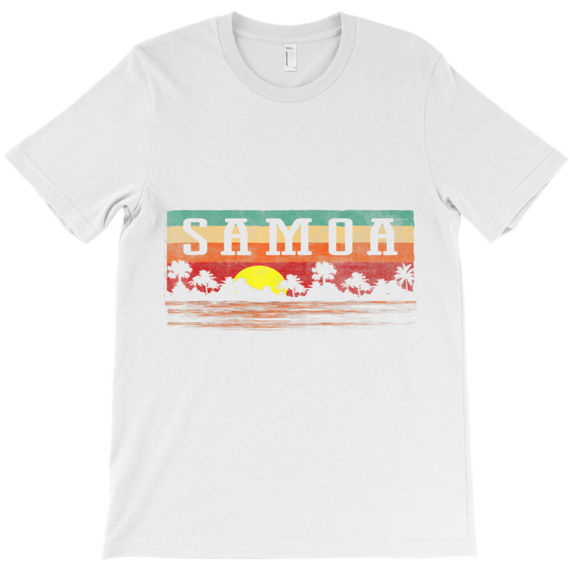 Retro Vintage Samoa T Shirt Samoan Shirt T-Shirt by holden | Artistshot