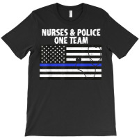 Thin Blue Line Nurse Shirt Police Cop Nurses Hero T-shirt | Artistshot