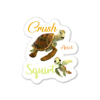 Crush And Squirt Finding Nemo Sticker | Artistshot