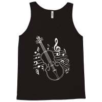 Violin Musical Note   Violin Player Violinist Musi Tank Top | Artistshot