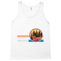 Retro Vintage Minnesota Mn 80s Lake Forest Mountai Tank Top | Artistshot