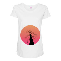 Sun Adn Tree Maternity Scoop Neck T-shirt | Artistshot