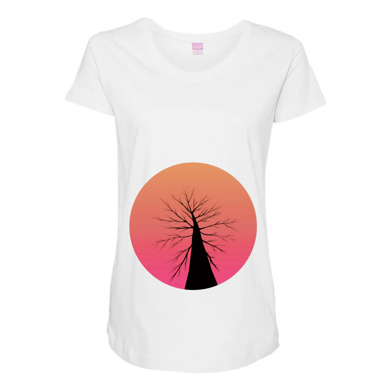 Sun Adn Tree Maternity Scoop Neck T-shirt | Artistshot