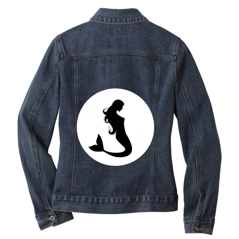 Mermaid Ladies Denim Jacket | Artistshot