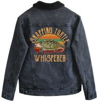 Snapping Turtle Whisperer, Snapping Turtle T Shirt Unisex Sherpa-lined Denim Jacket | Artistshot