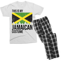 This Is My Jamaican Flag Costume Designs For Hallo Men's T-shirt Pajama Set | Artistshot