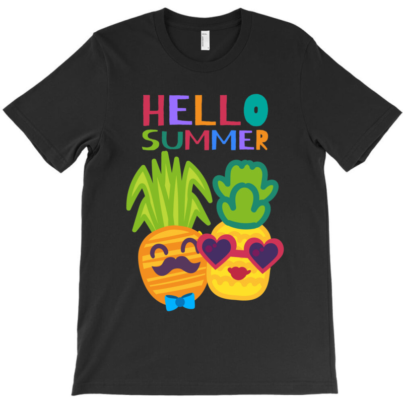 Born In Summer Pineapples T-shirt | Artistshot