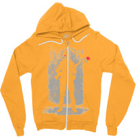 Soldier & Rose Zipper Hoodie | Artistshot