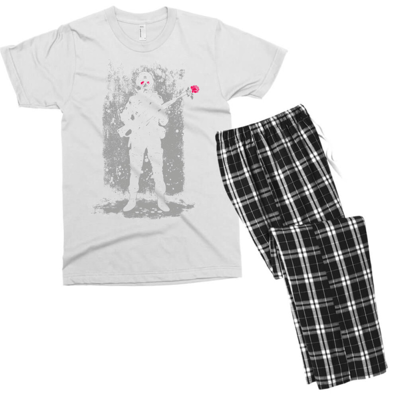 Soldier & Rose Men's T-shirt Pajama Set | Artistshot