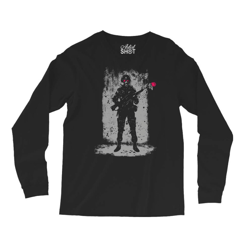 Soldier & Rose Long Sleeve Shirts | Artistshot