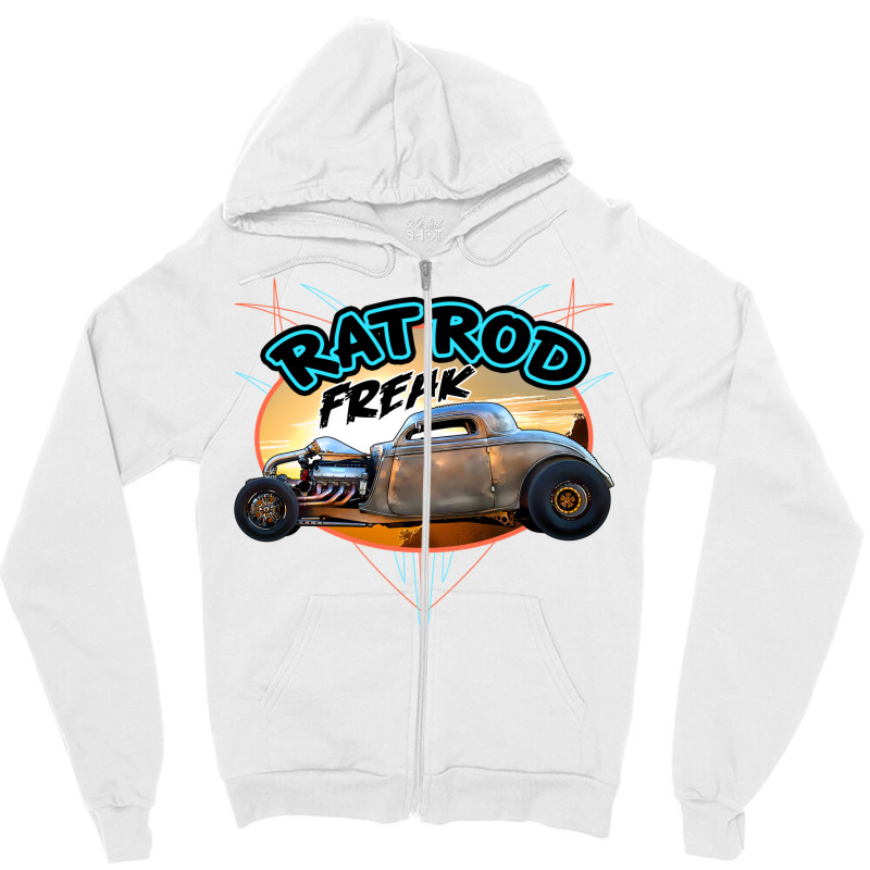 Rat Rod Freak Zipper Hoodie | Artistshot