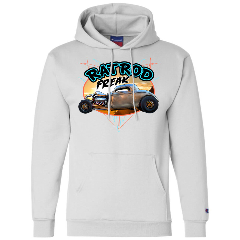 Rat Rod Freak Champion Hoodie | Artistshot