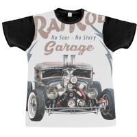 Rat Rod Garage Graphic T-shirt | Artistshot