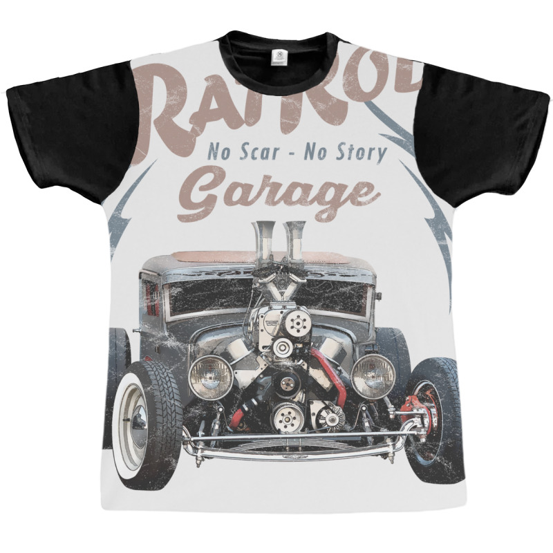 Rat Rod Garage Graphic T-shirt | Artistshot