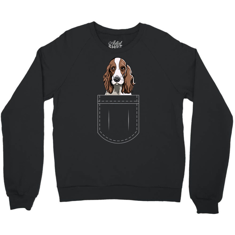 English Springer Spaniel In The Pocket Shirt Men W Crewneck Sweatshirt | Artistshot