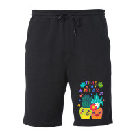 Born In Summer Pineapples Fleece Short | Artistshot