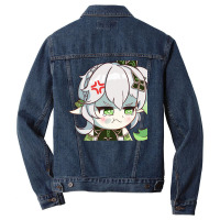 Chibi Nahida Mad & Angry Men Denim Jacket | Artistshot