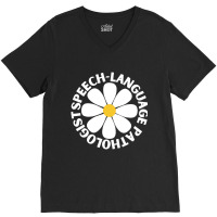 Speech Language Pathologist Speech Therapy Slp Dai V-neck Tee | Artistshot