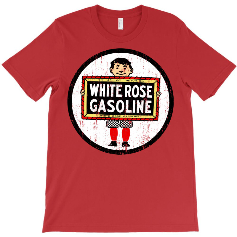 White Rose Gasoline T-shirt | Artistshot