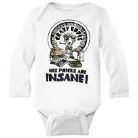 Crazy Eddie Electronics Department Store Retro Vin Long Sleeve Baby Bodysuit | Artistshot