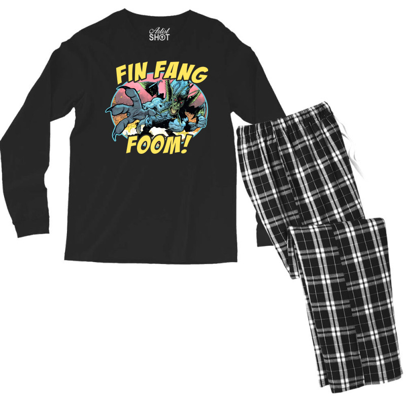 Fin Fang Foom (for Black Shirts) Men's Long Sleeve Pajama Set by elmirnaswaa | Artistshot