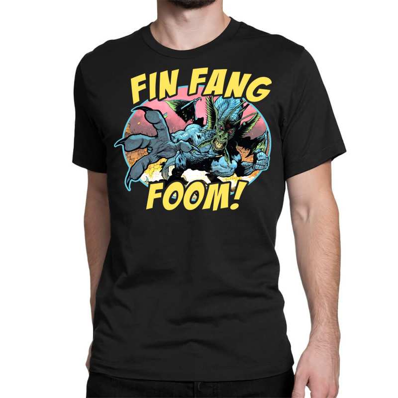 Fin Fang Foom (for Black Shirts) Classic T-shirt by elmirnaswaa | Artistshot