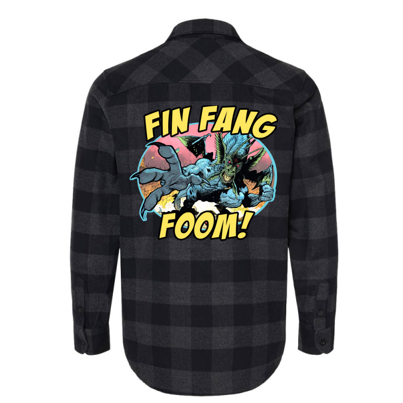 Fin Fang Foom (for Light Shirts) Flannel Shirt by elmirnaswaa | Artistshot