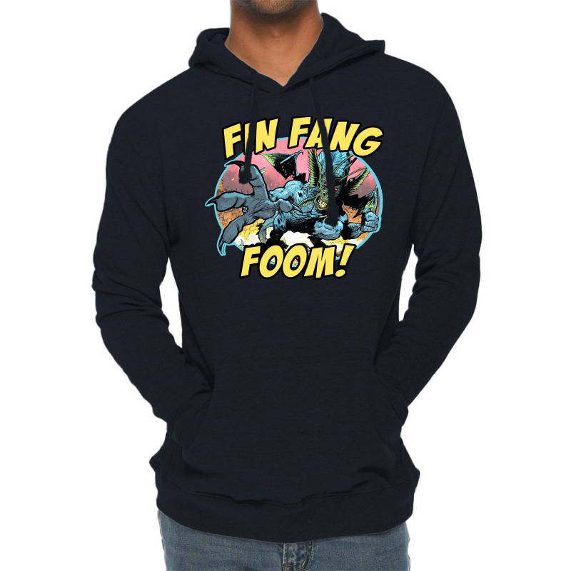 Fin Fang Foom (for Light Shirts) Lightweight Hoodie by elmirnaswaa | Artistshot