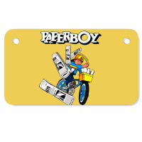 Paperboy Arcade Motorcycle License Plate | Artistshot