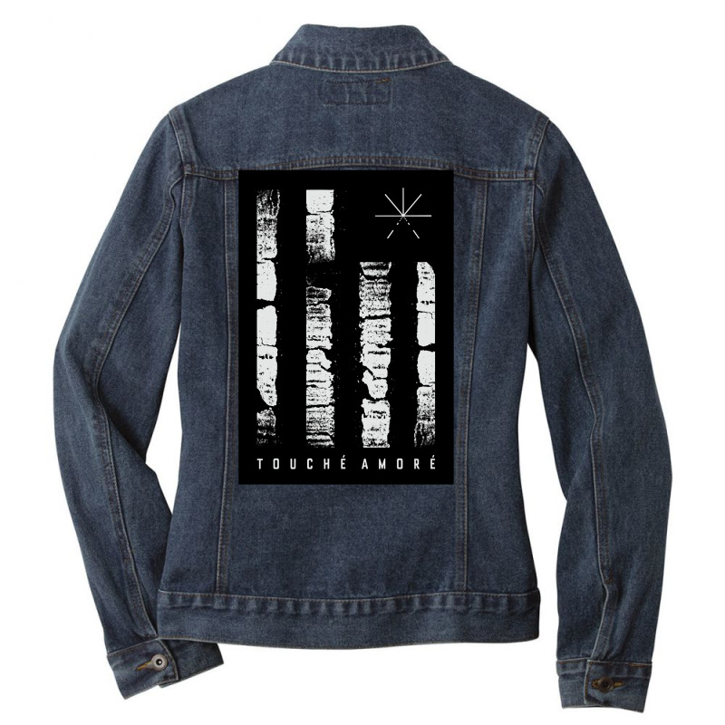 Touche Amore Ladies Denim Jacket by leslinlucsonz | Artistshot