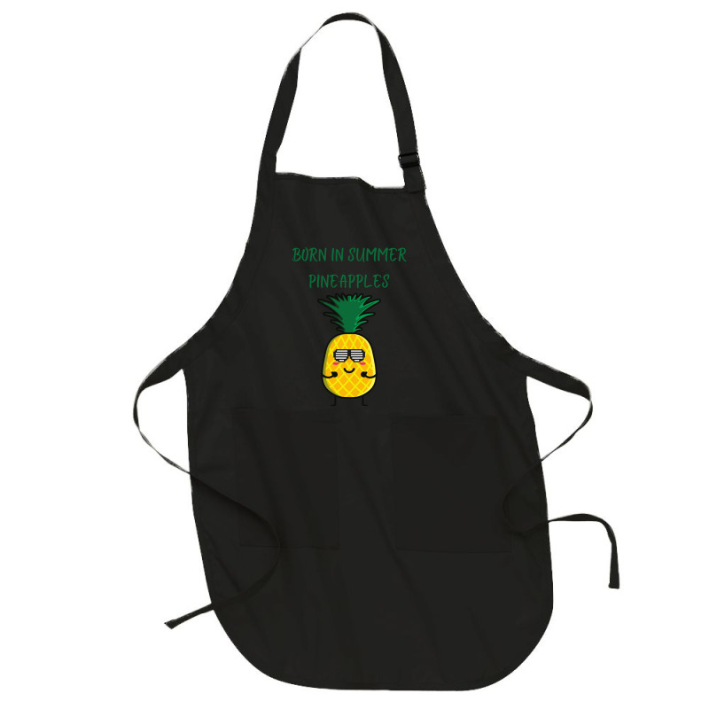 Born In Summer Pineapples Full-length Apron | Artistshot