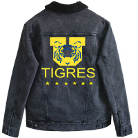 Tigres Team Futbol Soccer Uanl Monterrey Pullover Unisex Sherpa-lined Denim Jacket | Artistshot